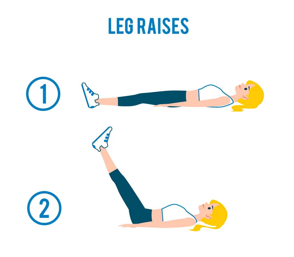 วิธีลดพุงด้วยท่าLeg-Raise