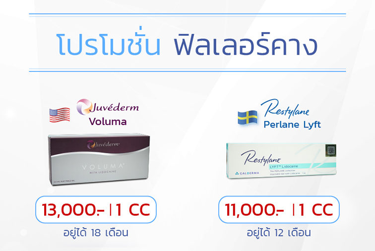 ราคาฟิลเลอร์คาง