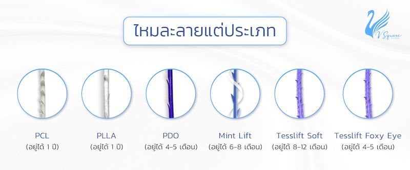 ไหมละลายแต่ประเภท