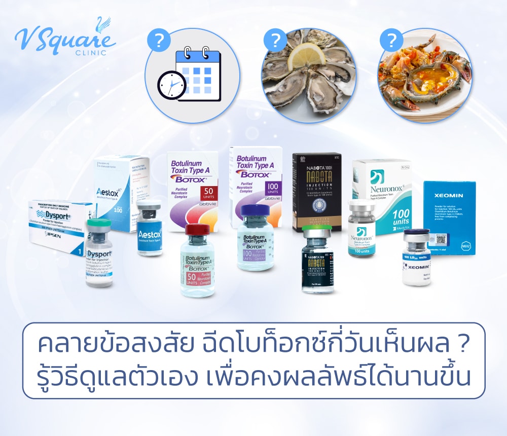 ฉีดโบท็อก กี่วันเห็นผล