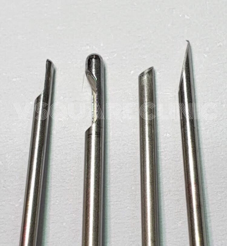 เข็มร้อยไหมแต่ละแบบ