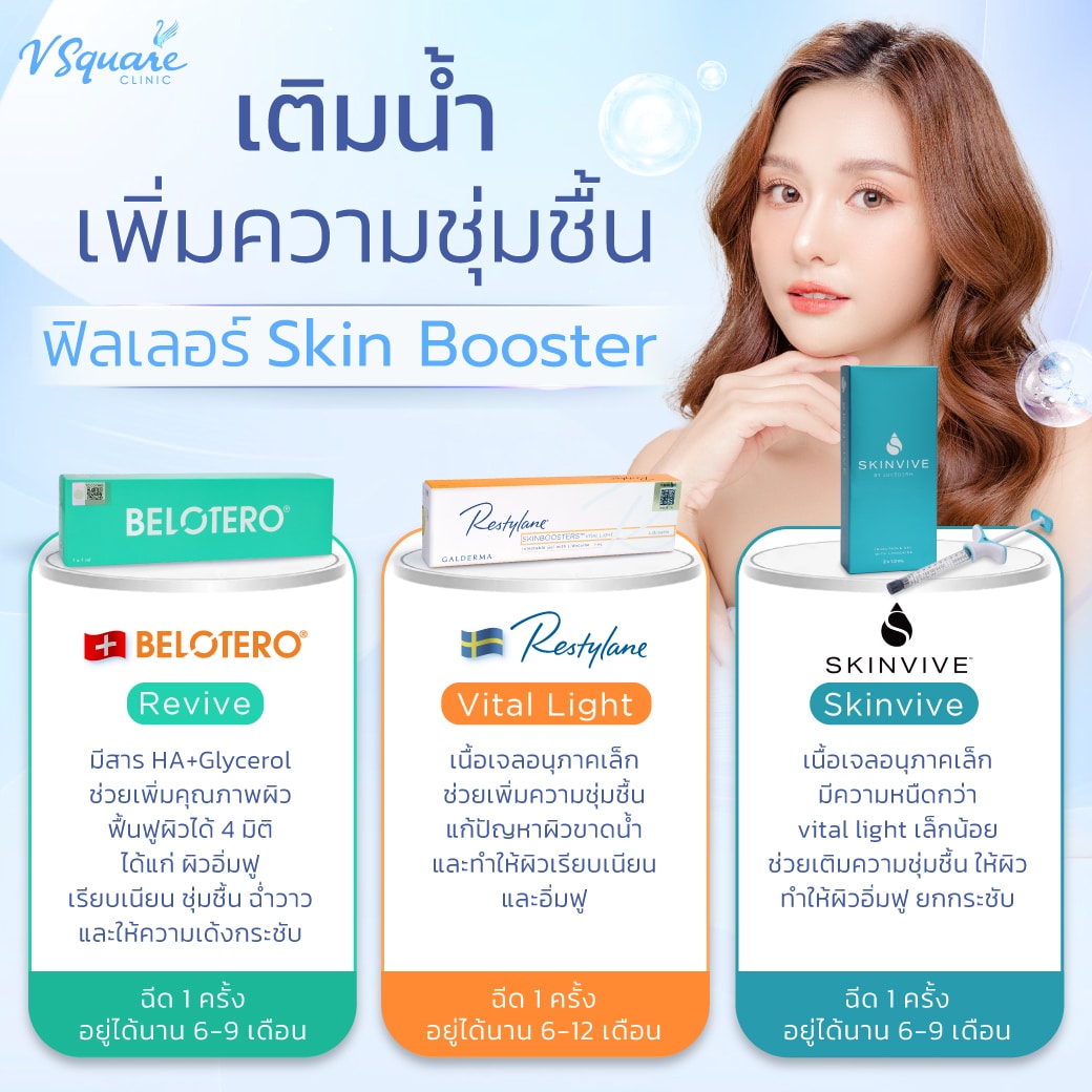 ฟิลเลอร์งานผิว แก้ผิวขาดน้ำ