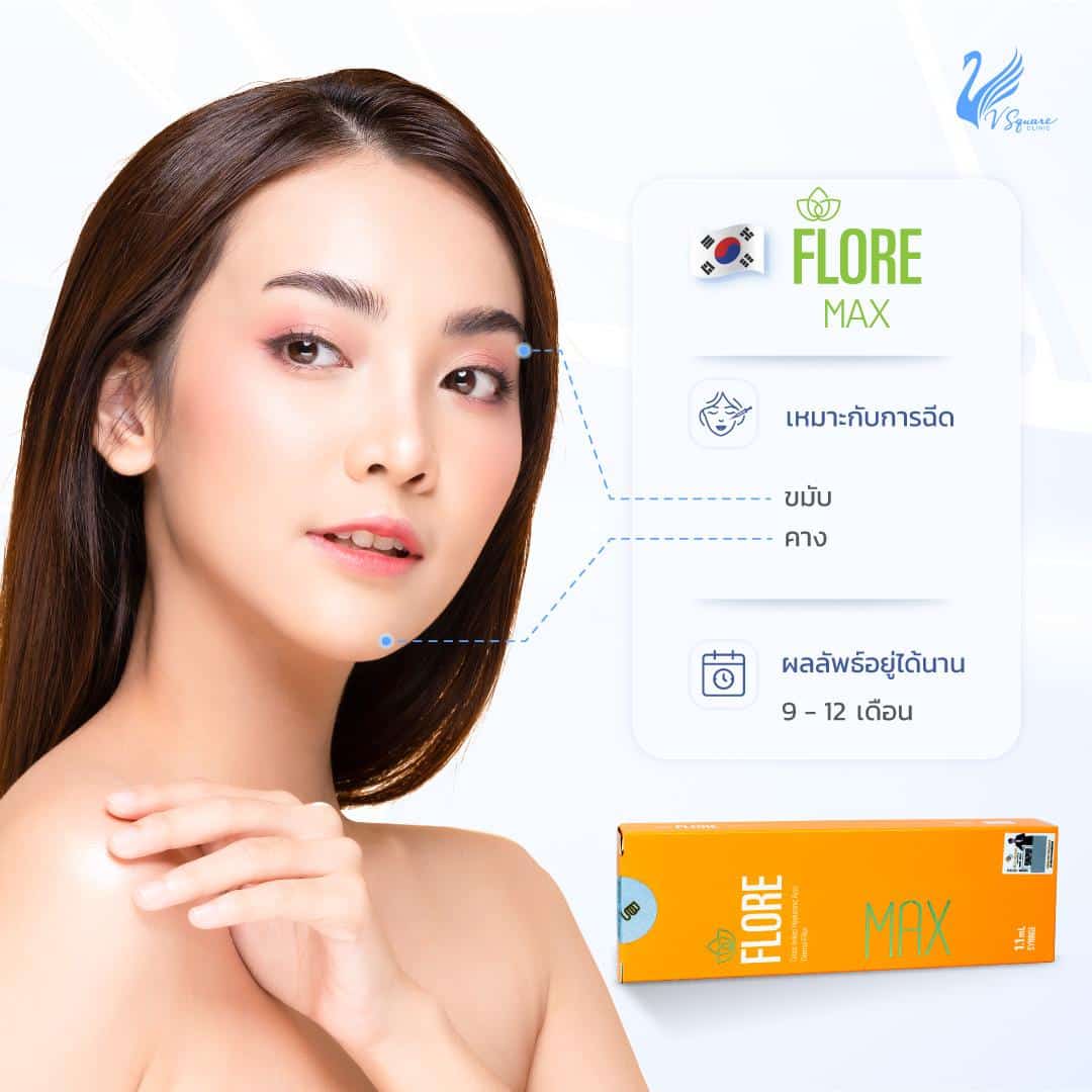 ฟิลเลอร์ Flore Max ฉีดส่วนไหน