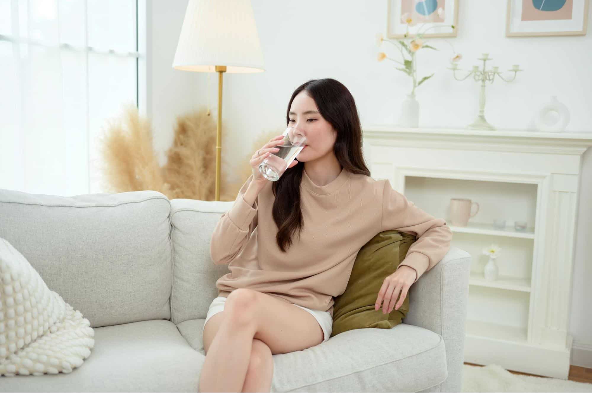 ดื่มน้ำผิวชุ่มชื่น ยกกระชับ