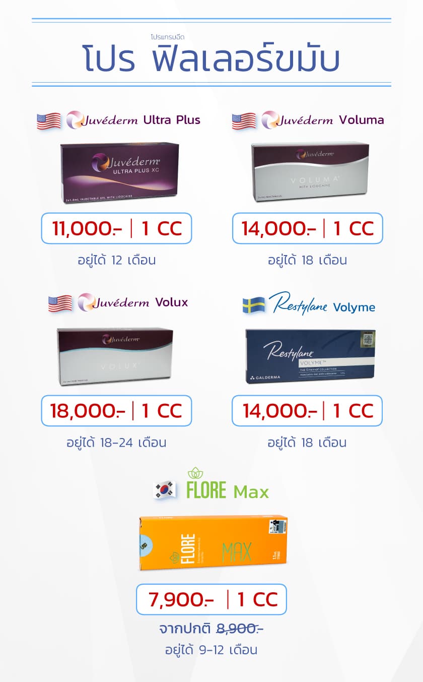 โปรโมชั่นฟิลเลอร์ขมับ