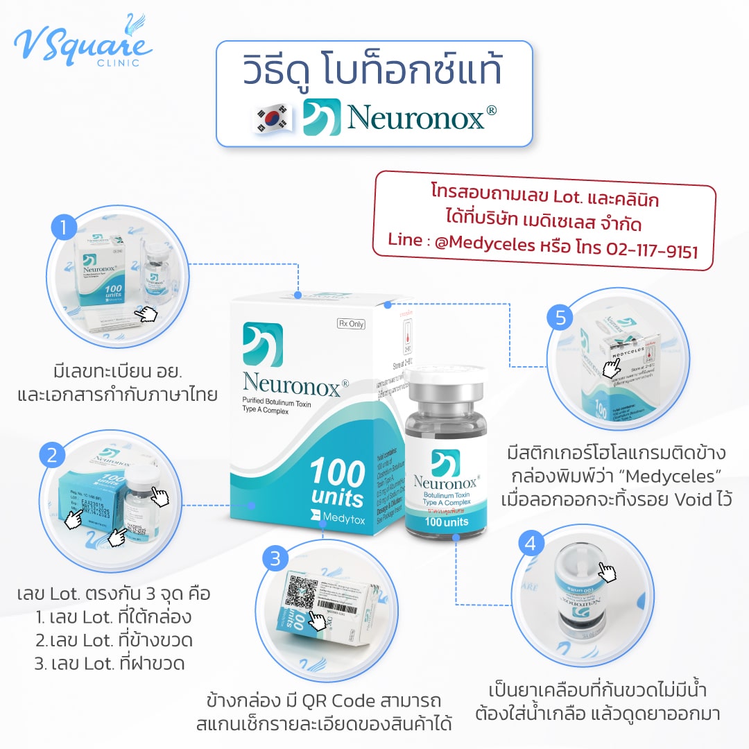 วิธีดูโบท็อกเกาหลี neuronox