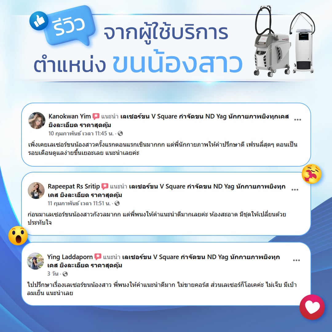 รีวิว เลเซอร์ขนน้องสาว