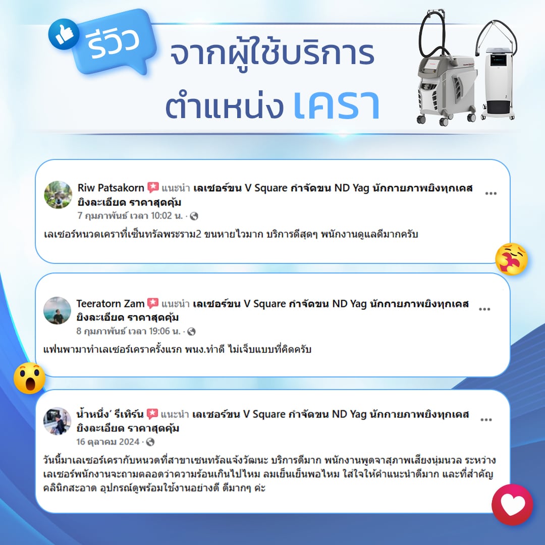 รีวิวเลเซอร์เครา