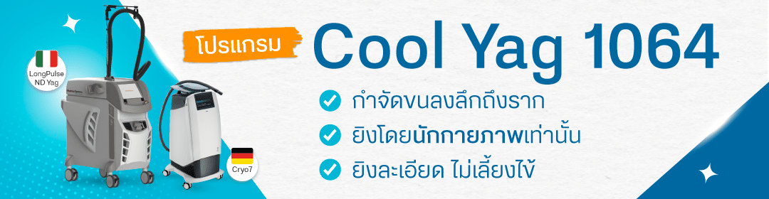 เลเซอร์ขนโปรแกรม Cool Yag 1064