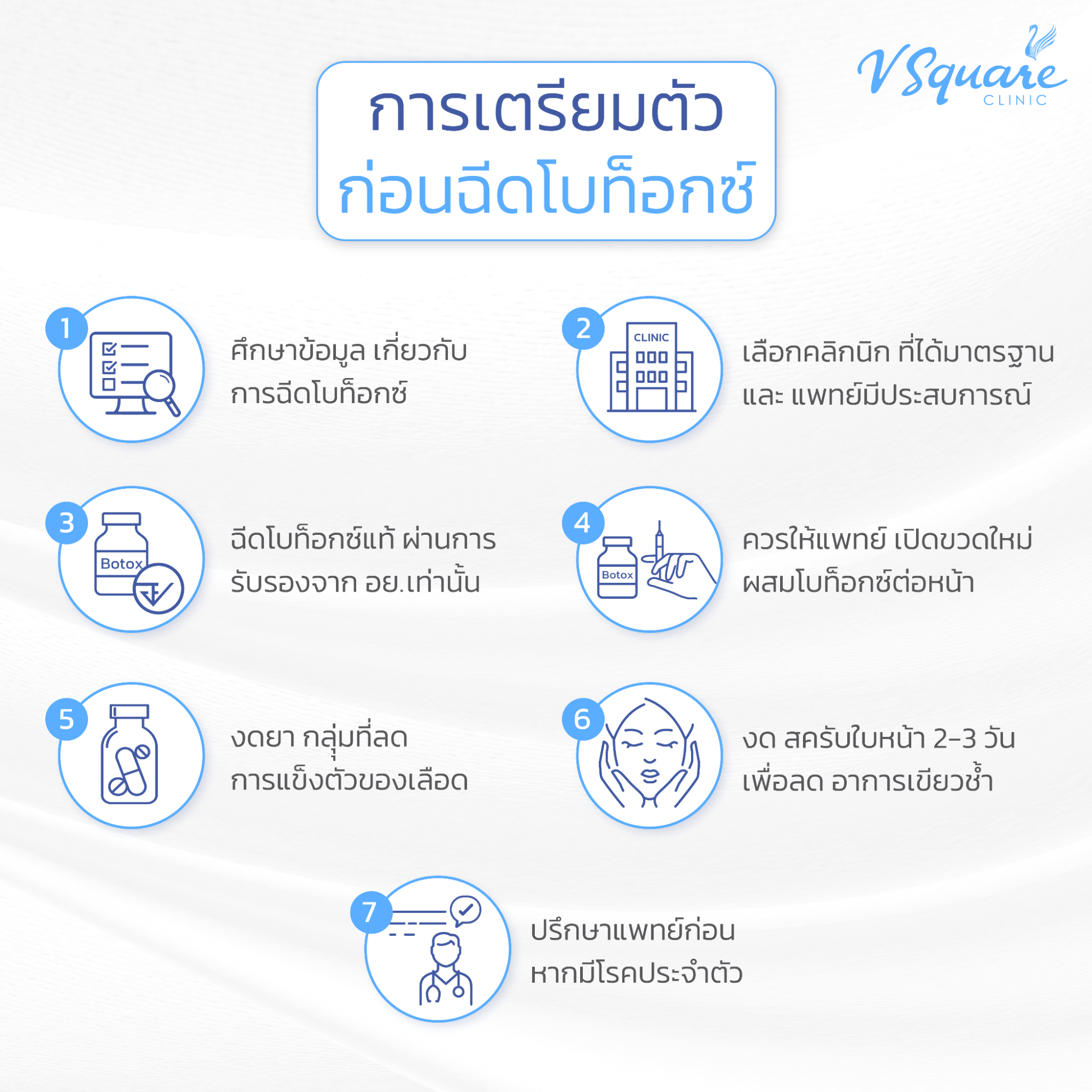 เตรียมตัวก่อนฉีดโบท็อก