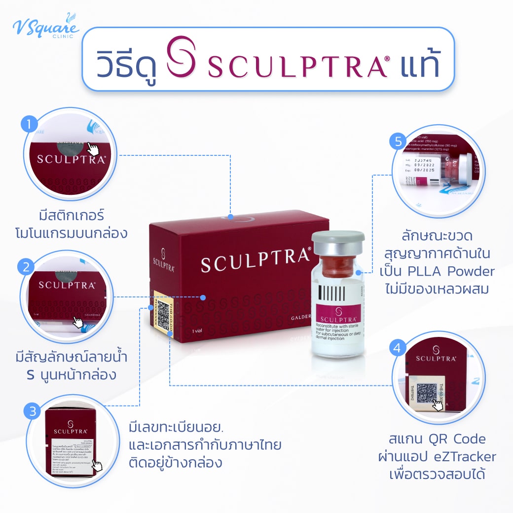 Sculptra ของแท้เช็กอย่างไร