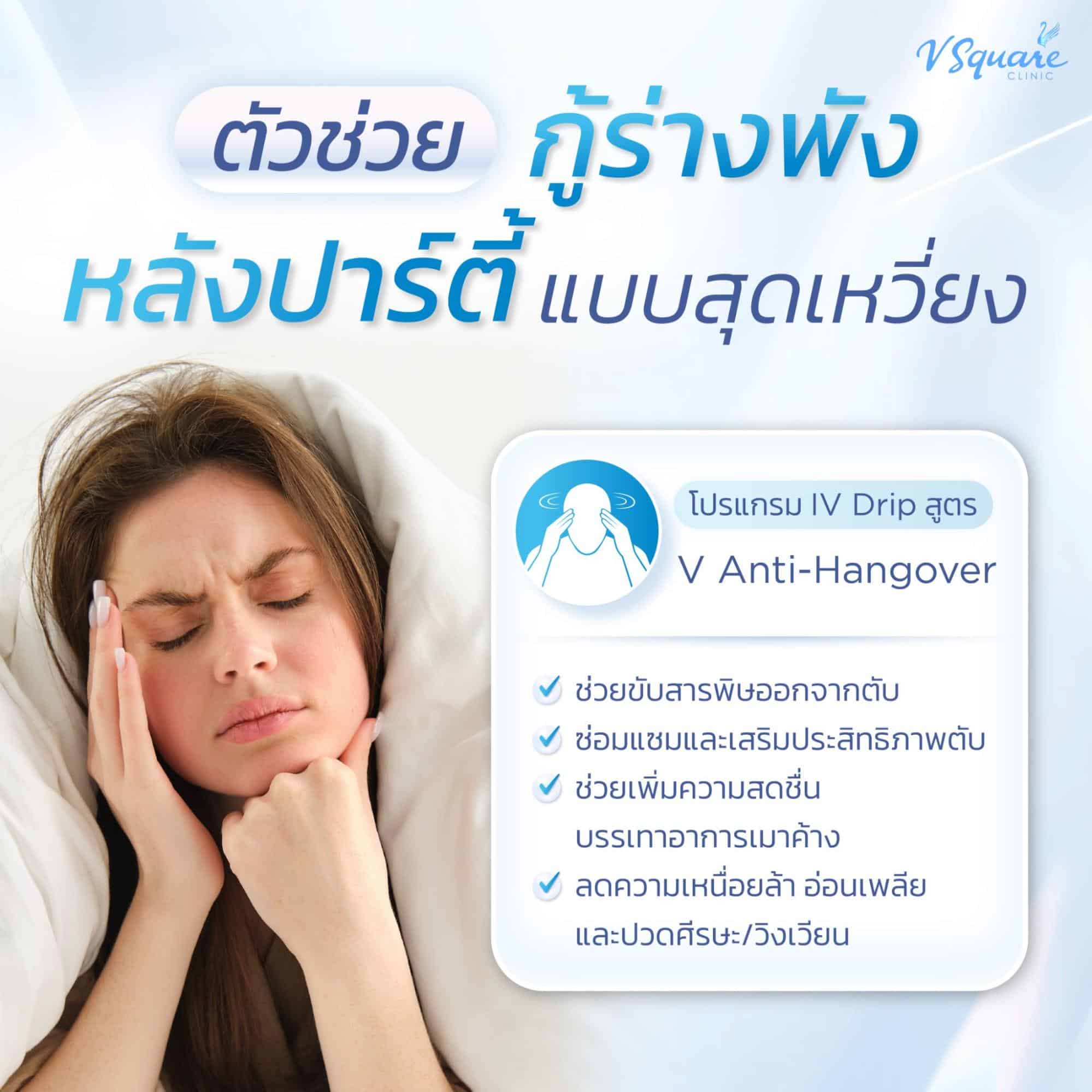 สูตรดริปวิตามินแก้แฮงค์