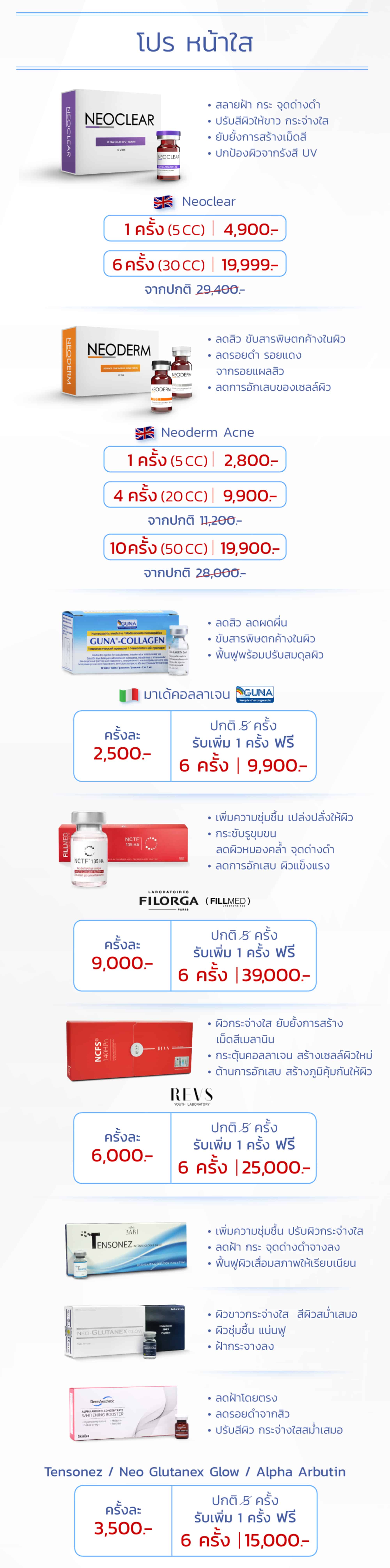 รักษาขอบตาดำ ราคา