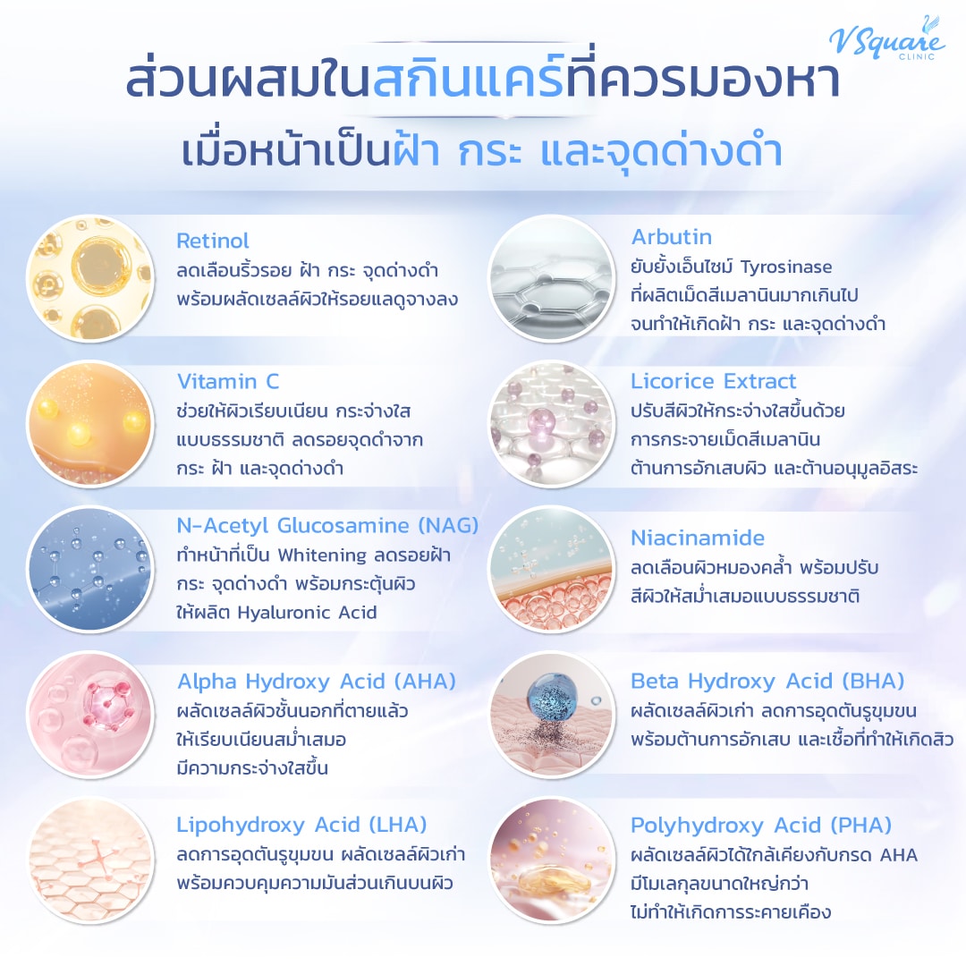 ครีมรักษากระ