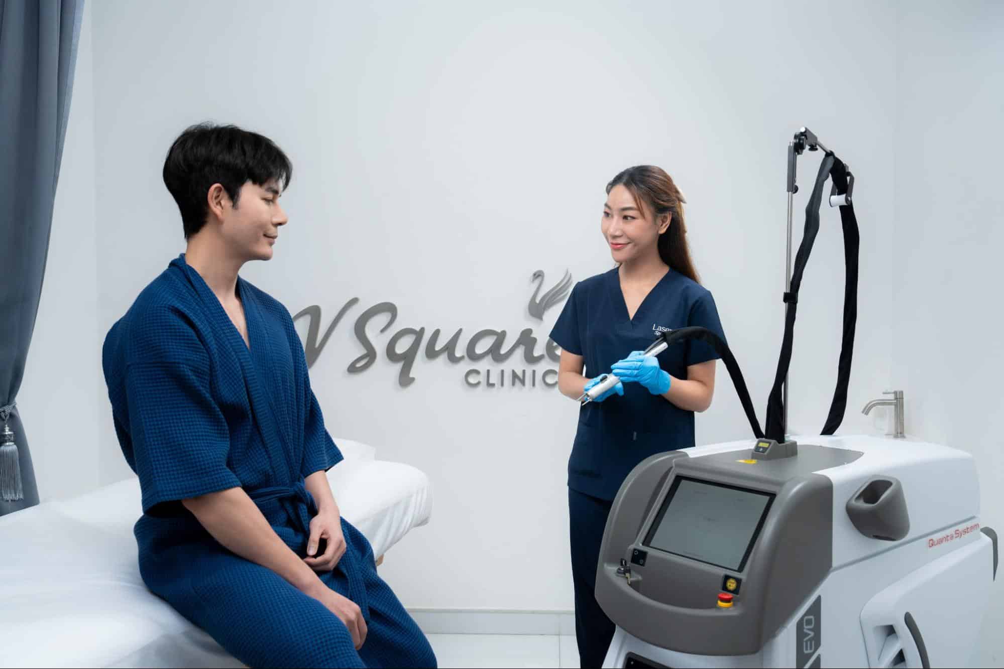เลเซอร์ขนน้องชายที่ V Square Clinic_(นายแบบ) คุณปอนด์