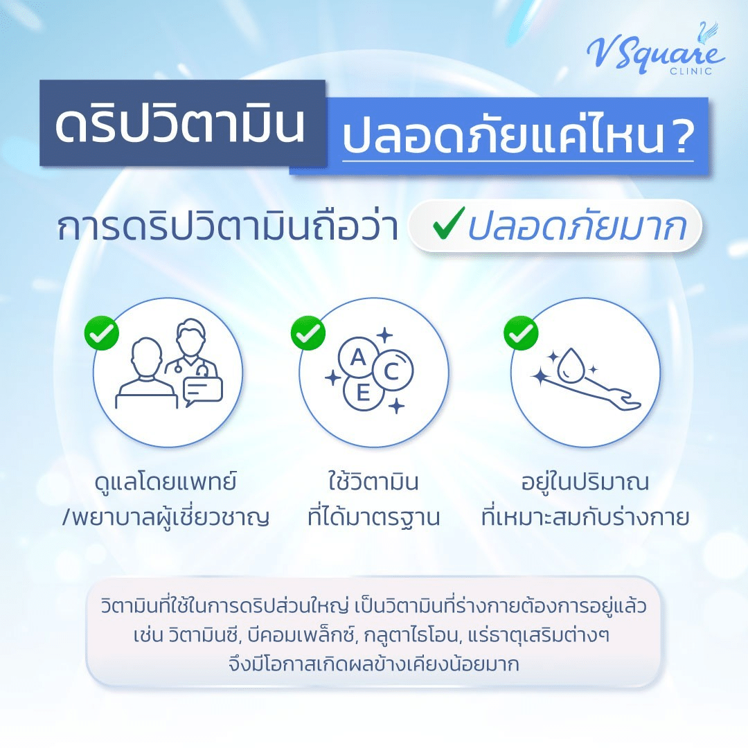 ดริปวิตามินผิวอย่างปลอดภัย