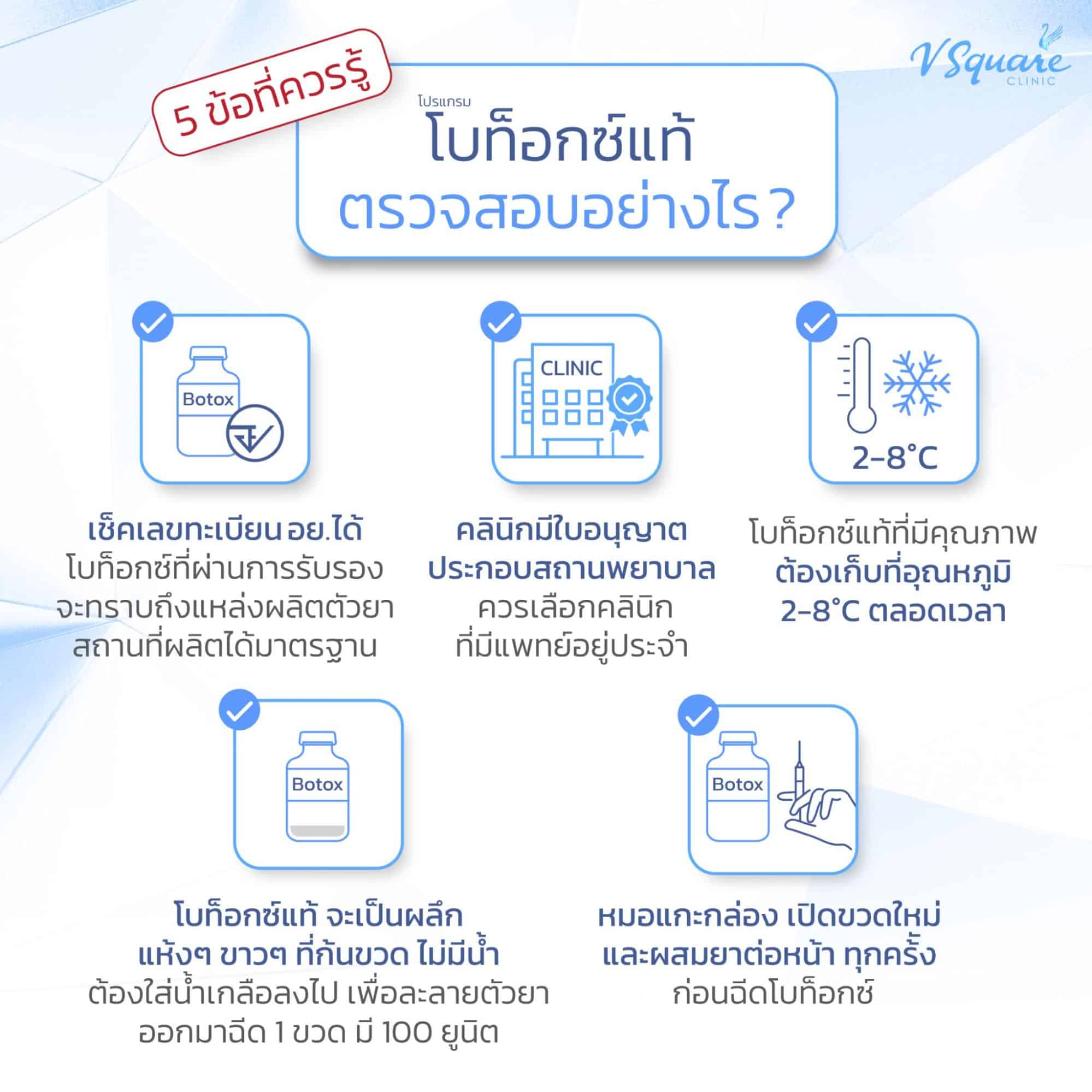 วิธีเช็ก inbo botox ของแท้