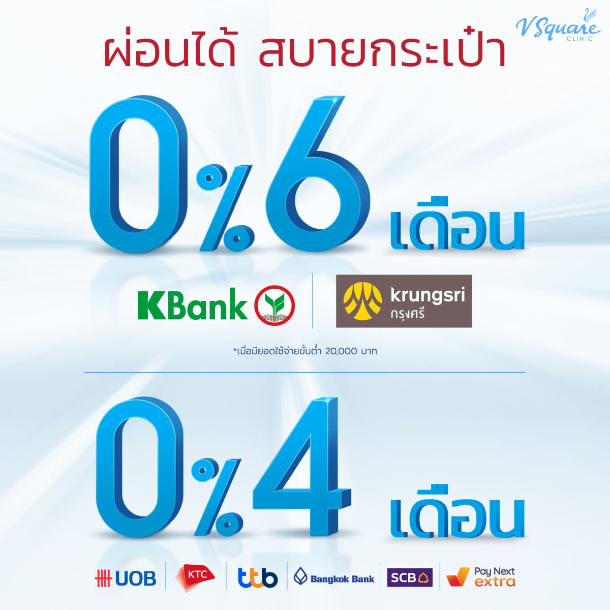 โปรผ่อน 0% 4 เดือน