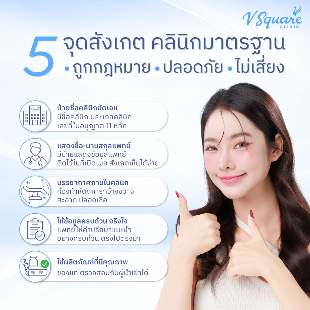 คลินิกที่ได้มาตรฐาน
